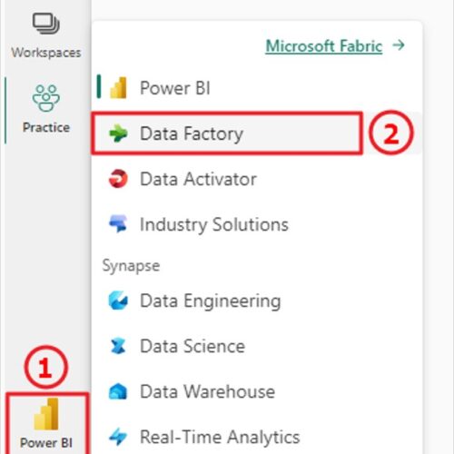 create data factory in microsoft fabric