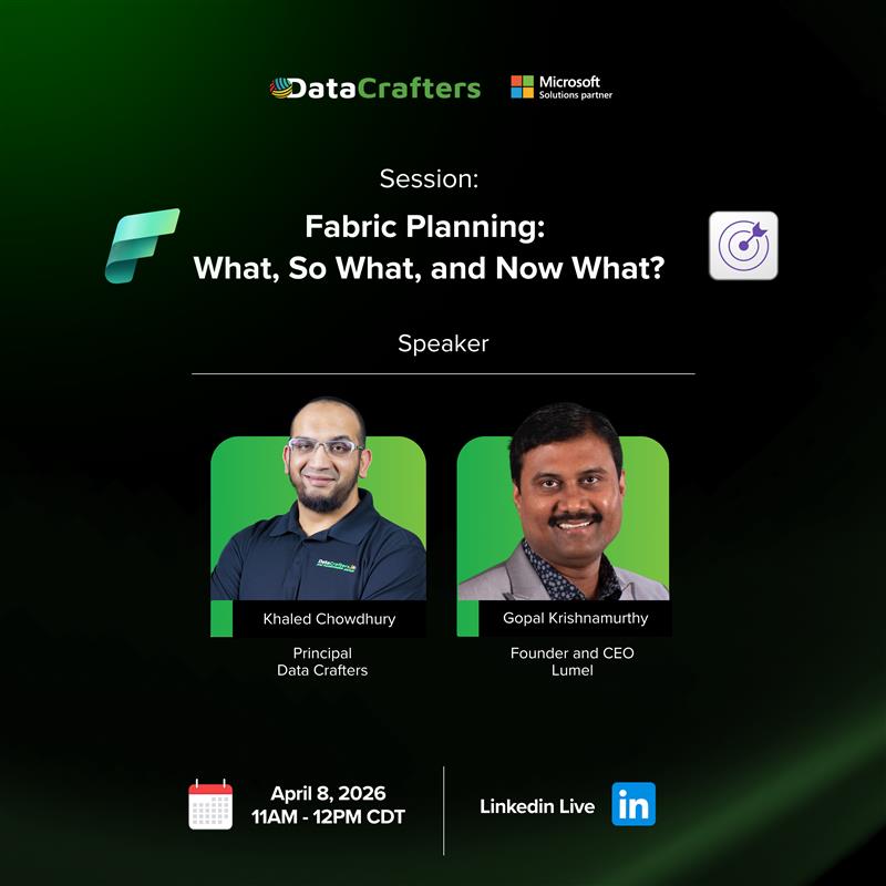 Fabric Planning: What, So What, and Now What?