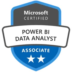 Microsoft Certified: Power BI Data Analyst Associate badge