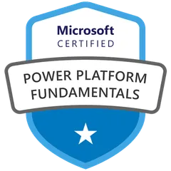 Microsoft Certified: Power Platform Fundamentals badge
